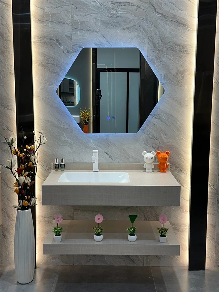 باتھ روم پتھر سلیٹ کابینہ
